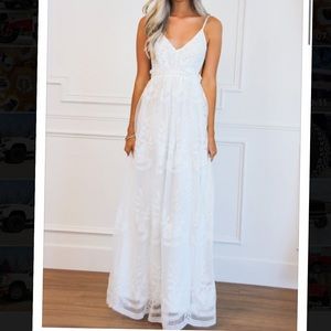 Bella and Bloom JOY OF MY LIFE LACE MAXI DRESS